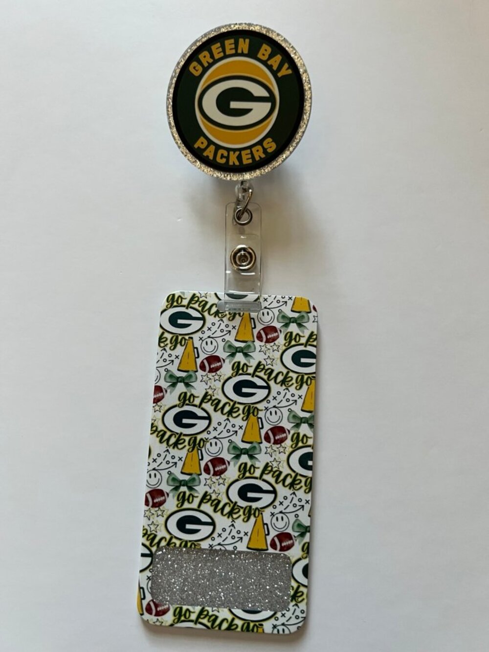 Green Bay Packers Retractable Badge Reel & Badge Buddy Set